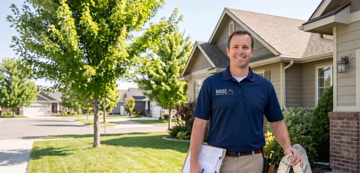 Iron Clad inspector at a Treasure Valley home